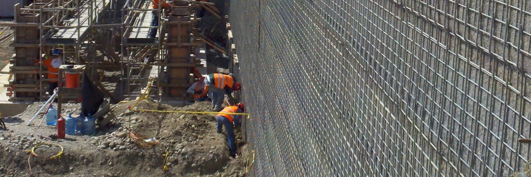 Dominican Republic Crusher Walls MSE Welded Wire Walls