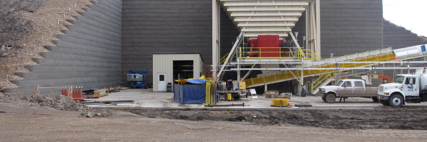 Kemmerer Mining Project Hilfiker Retaining Walls