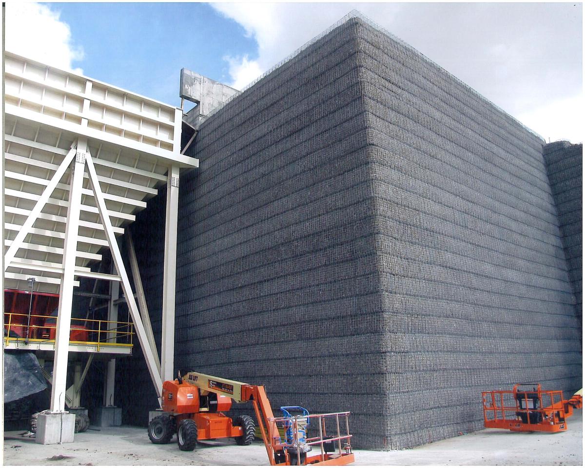 Kemmerer Mining Project Hilfiker Retaining Walls