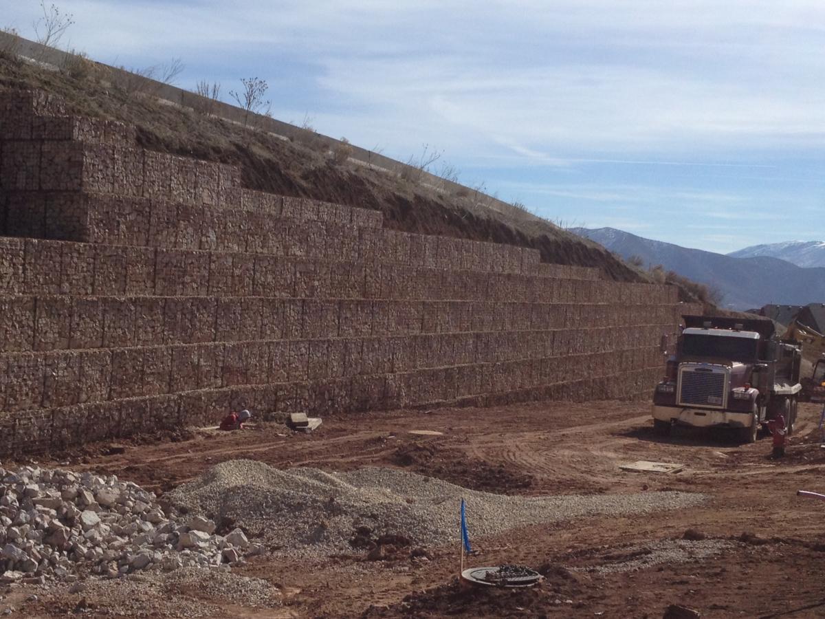 Valais Phase 9 Development Hilfiker Retaining Walls