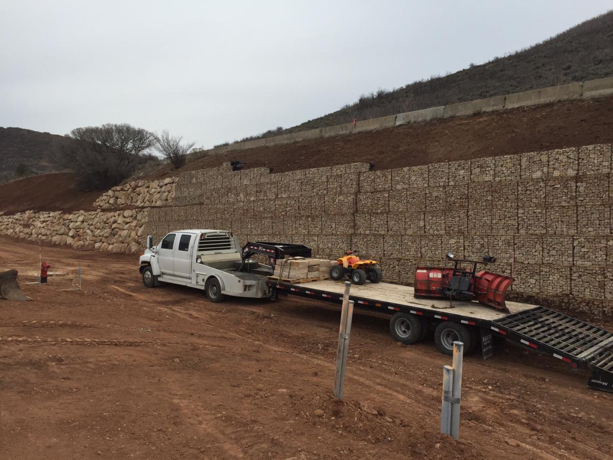 Valais Phase 9 Development Hilfiker Retaining Walls
