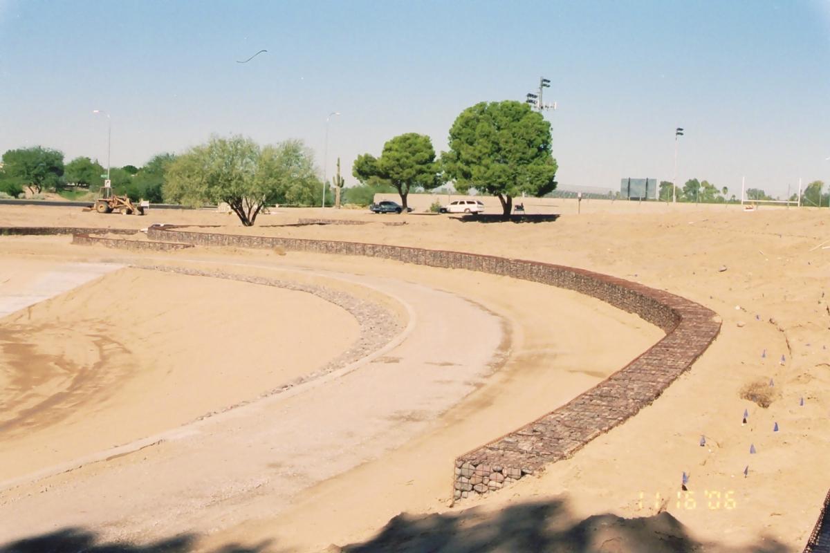 Scottsdale Chaparral Water Treatment Plant Hilfiker Retaining Walls