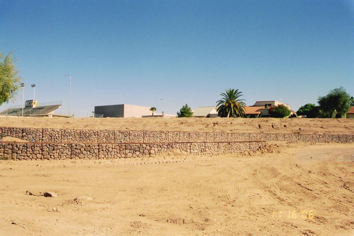 Scottsdale Chaparral Water Treatment Plant Hilfiker Retaining Walls
