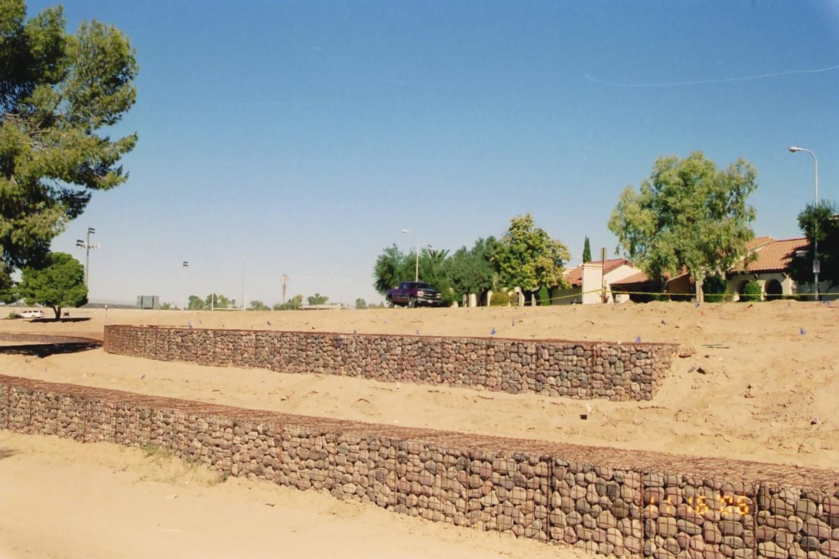 Scottsdale Chaparral Water Treatment Plant Hilfiker Retaining Walls