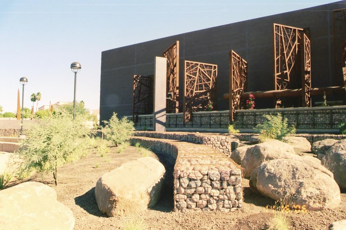 Scottsdale Chaparral Water Treatment Plant Hilfiker Retaining Walls