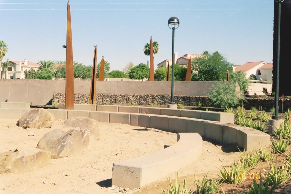 Scottsdale Chaparral Water Treatment Plant Hilfiker Retaining Walls