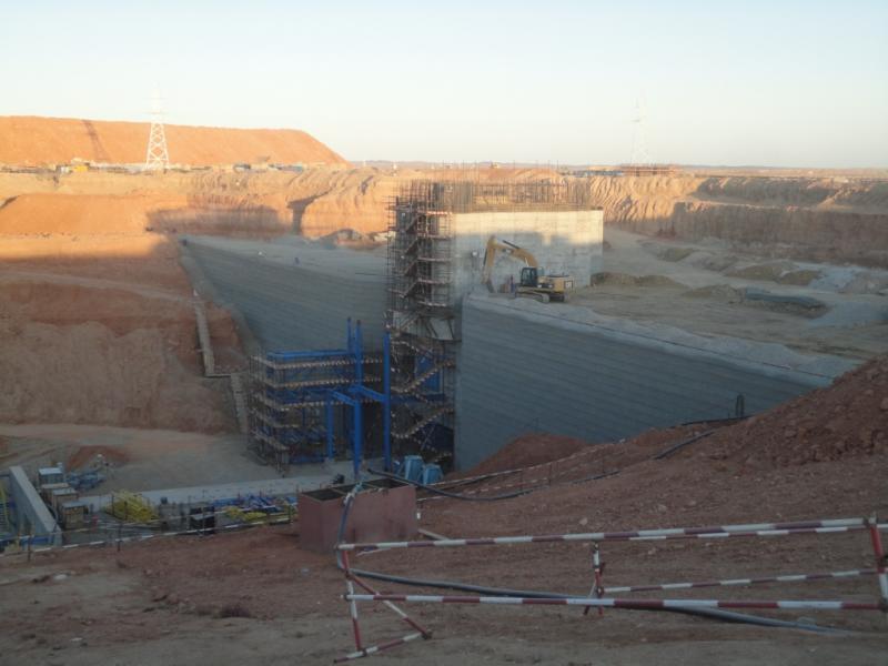 Mongolia Mining Project MSE Welded Wire Wall