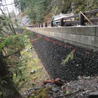 MSE Welded Wire Wall Snoqualmie River