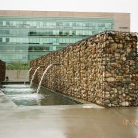 Gabion Fountain at Riverpoint Center