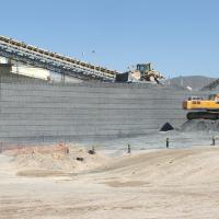 Mazapil Mine, Mill Access Ramp MSE Welded Wire Wall