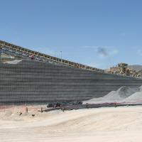 Mazapil Mine, Mill Access Ramp MSE Welded Wire Wall