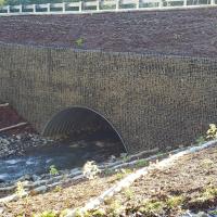 Johnson Creek Culvert Replacement MSE Welded Wire Wall