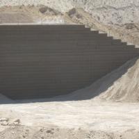 Round Mountain Nevada Primary Crusher Relocation MSE Welded Wire Wall