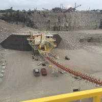 Lannon Quarry Stationay Jaw Plant Crusher MSE Welded Wire Wall
