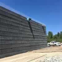 Two Stage MSE Wire Face Wall