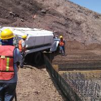La Colorado, Sonora, Mexico Mine MSE Welded Wire Wall