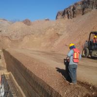 La Colorado, Sonora, Mexico Mine MSE Welded Wire Wall