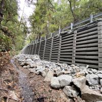 Cribwall Retaining Wall