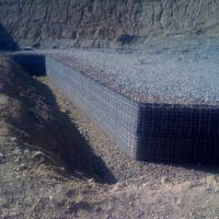 hybrid wall - welded wire face with grid reinforcements