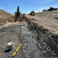 Hilfiker Facing with Geogrid - Energy Solutions