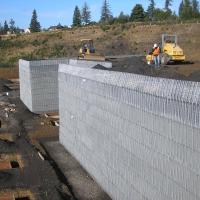 MSE Welded Wire Wall Progress Ridge