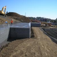 MSE Welded Wire Wall Progress Ridge