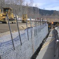 Purdy Creek Bridge Replacement MSE Welded Wire Wall