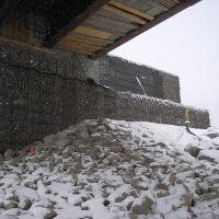 Welded Wire Wall MSE Bridge Abutment Portneuf River